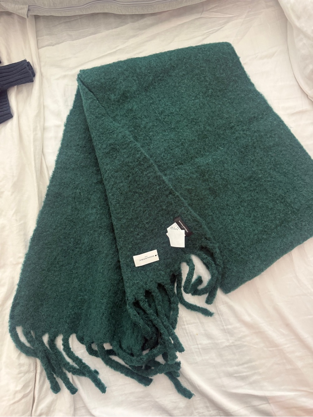 Cozy Green Winter Scarf